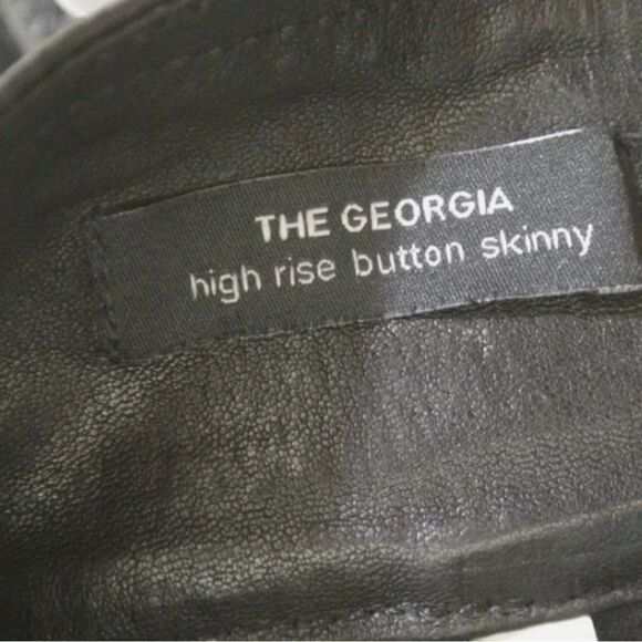 JOE’s “The Georgia” Coated High-Waisted Skinny Pants in Black Size 27 — WOW!!! - Picture 10 of 11